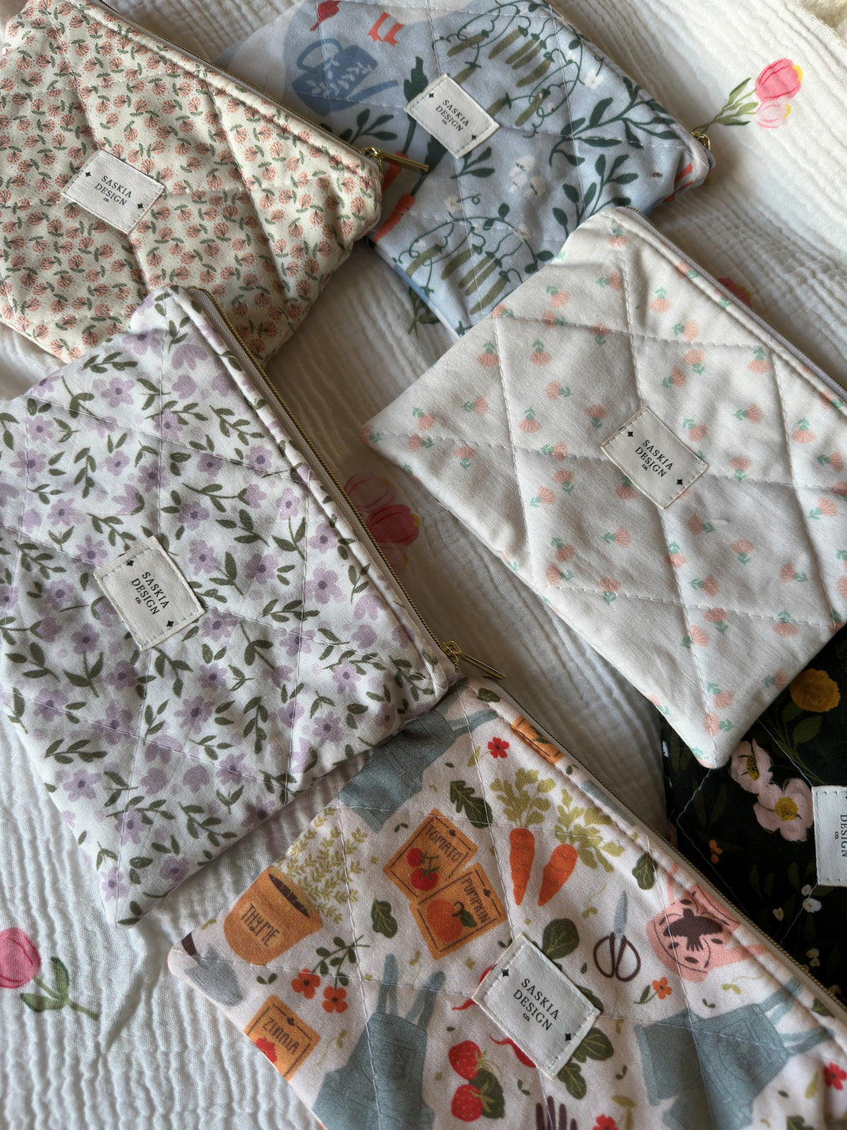 Quilted Zipper Pouch