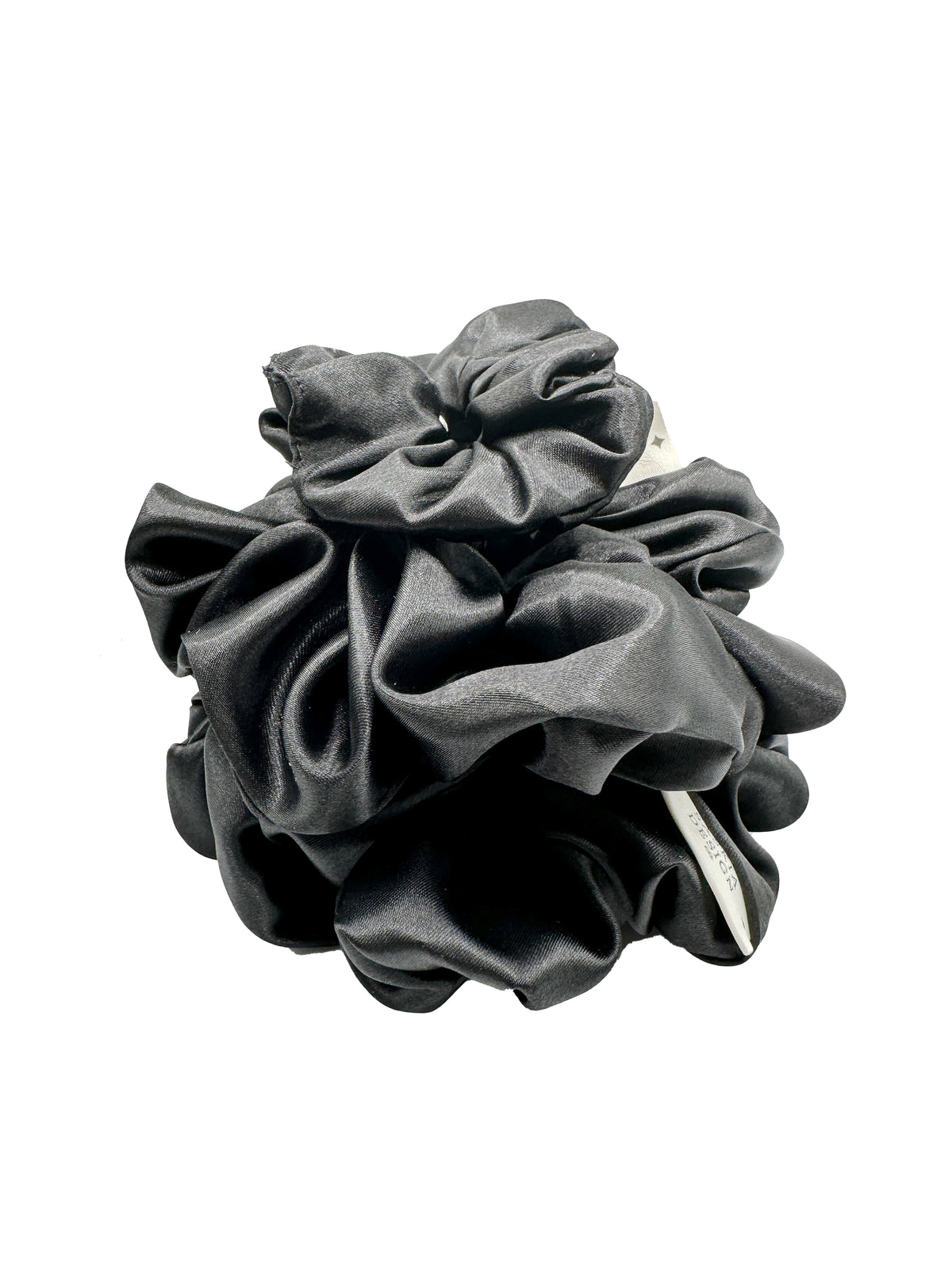 Black Satin Scrunchie