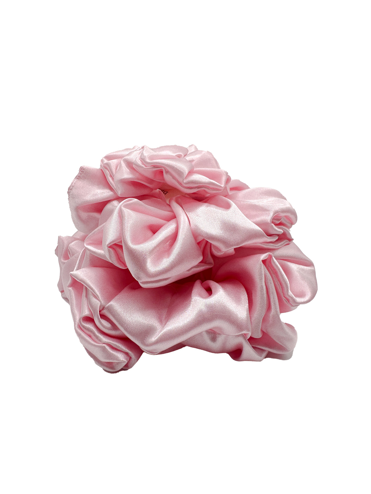 Powder Puff Satin Scrunchie