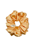 Apricot Satin Scrunchie