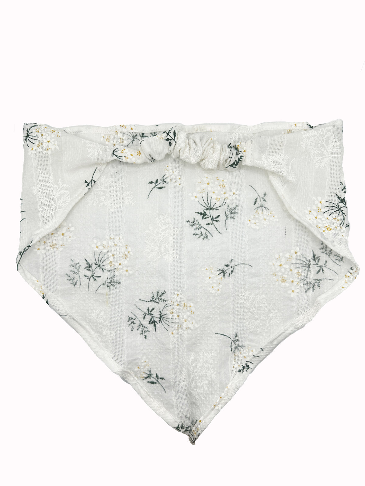 Floral Embroidered Bandanna
