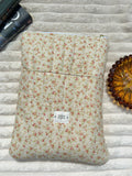 Evening Rose Quilted Book Sleeve