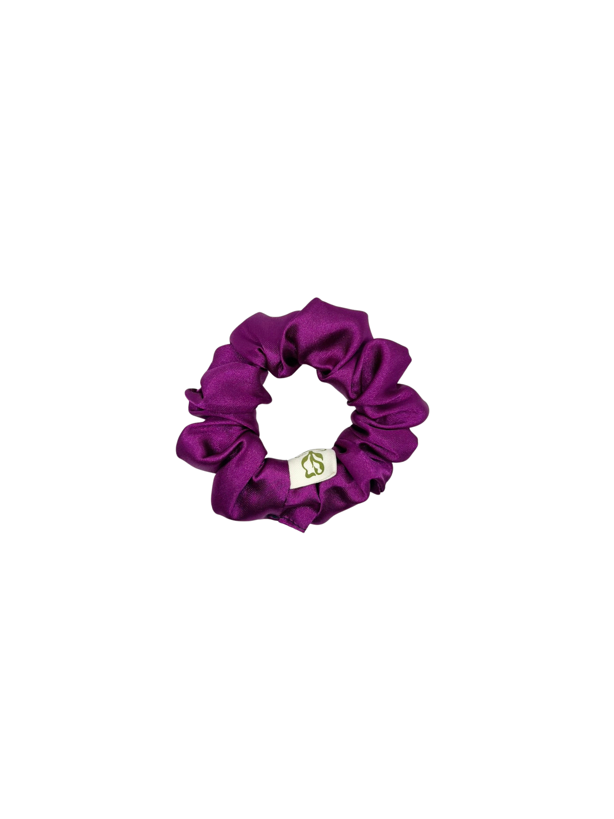 Boysenberry Satin Scrunchie