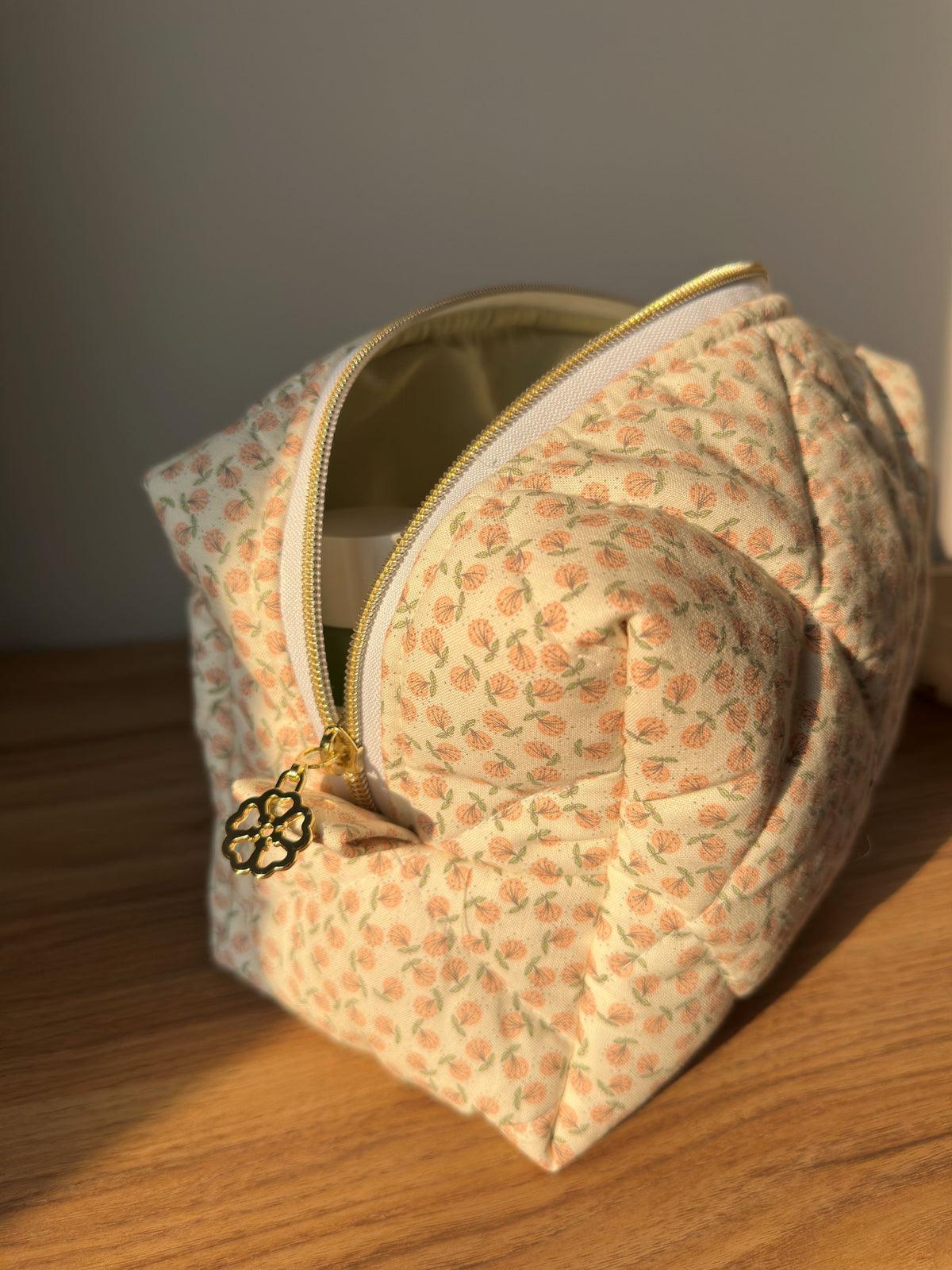 Pink Dandelion Quilted Carry All Bag