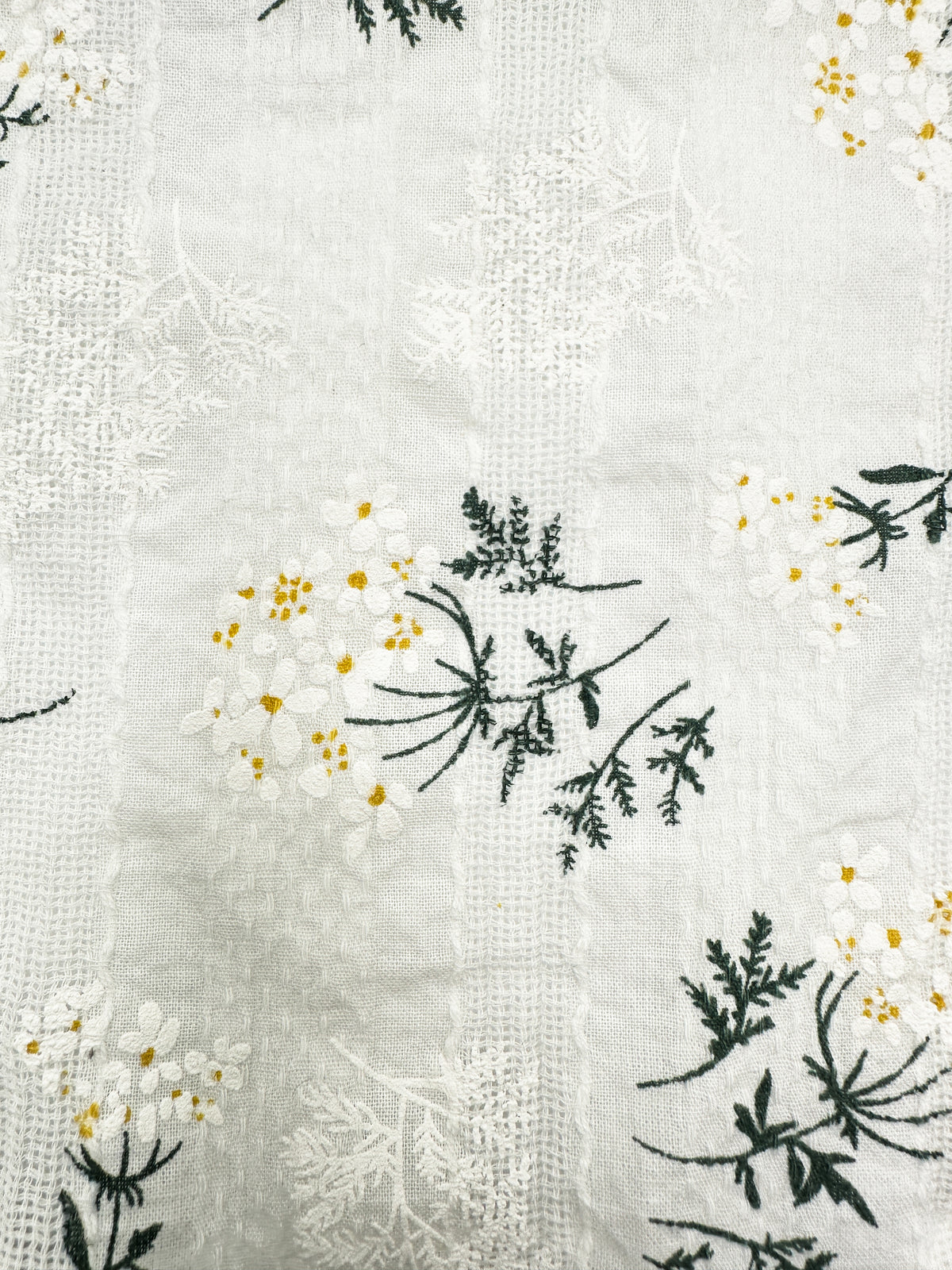 Floral Embroidered Bandanna