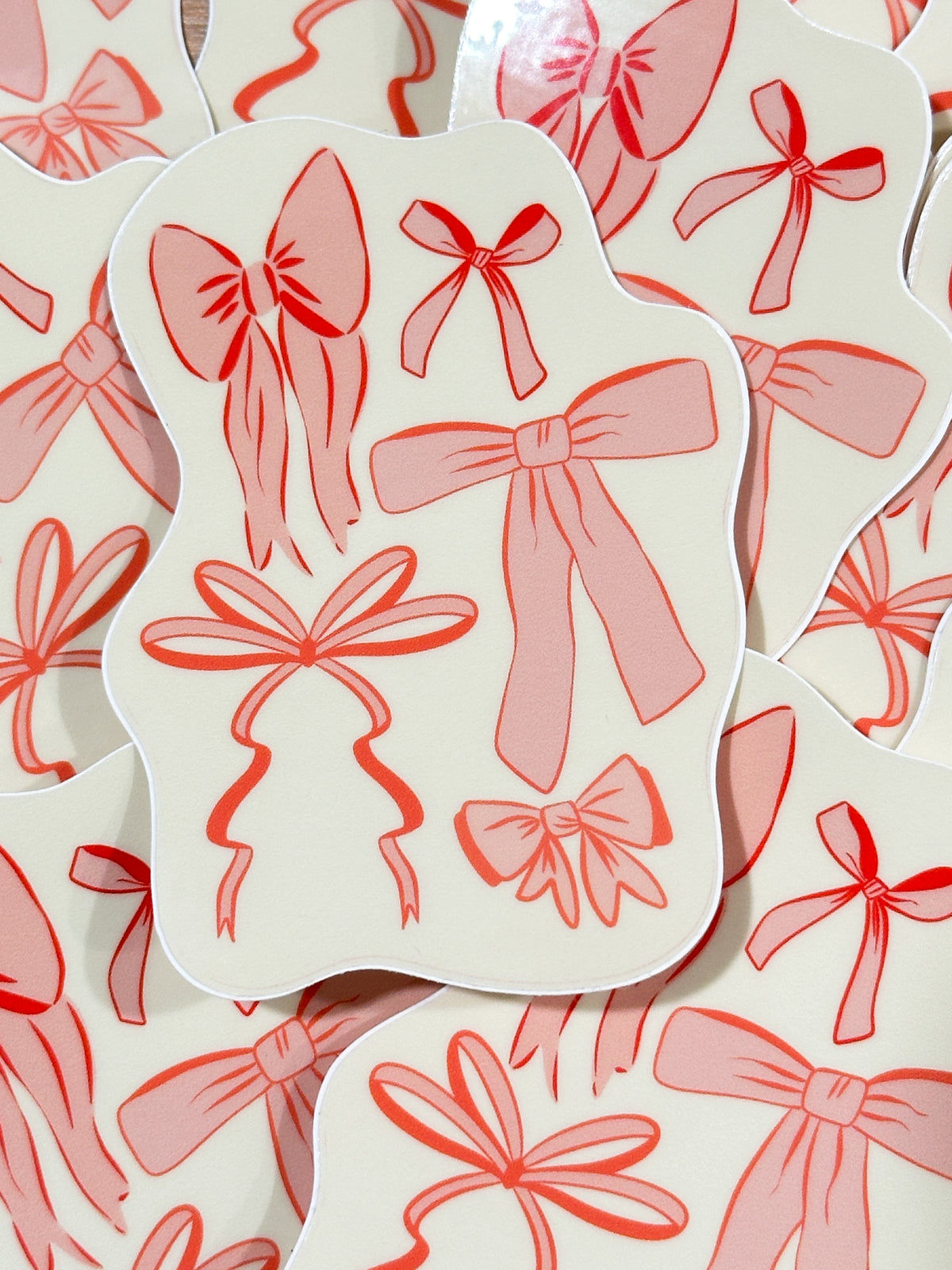 Pink Coquette Bow Sticker