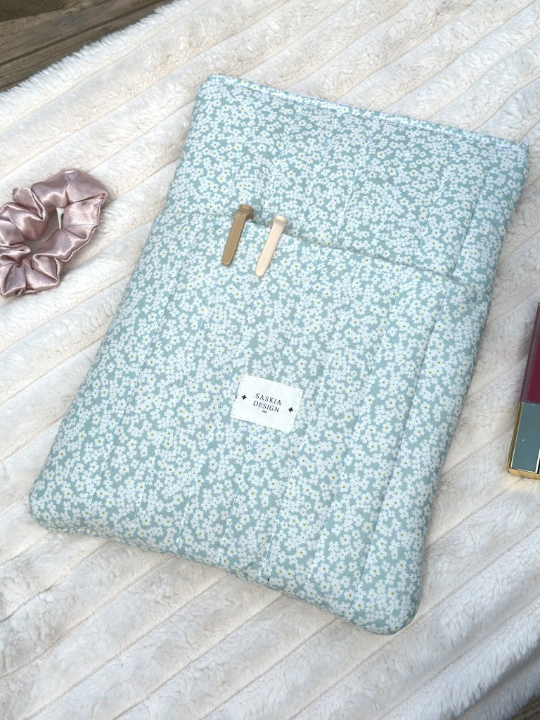 May Flowers Quilted Book Sleeve