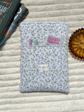 Lilac Quilted Book Sleeve