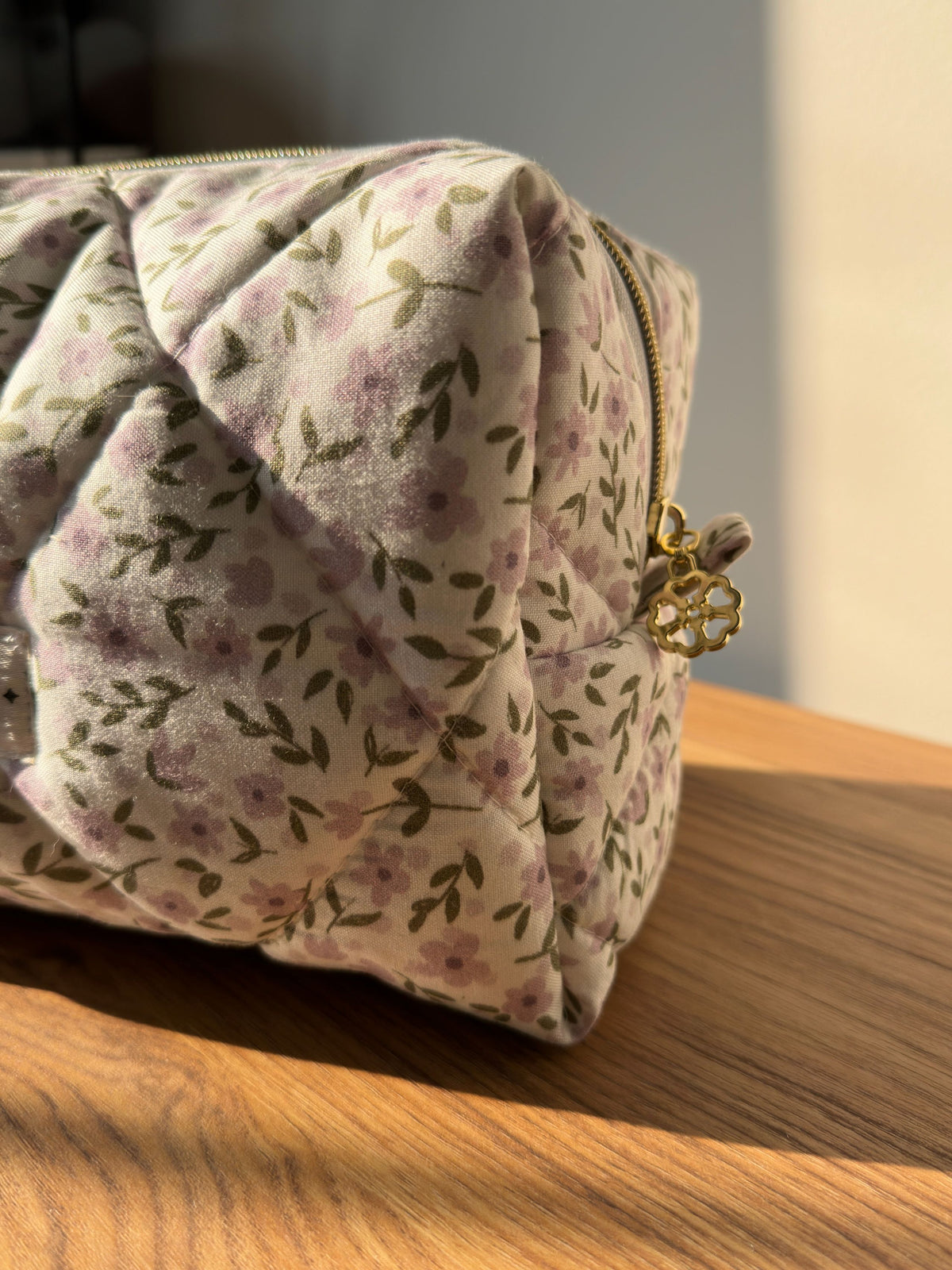 Lilac Quilted Carry All Bag