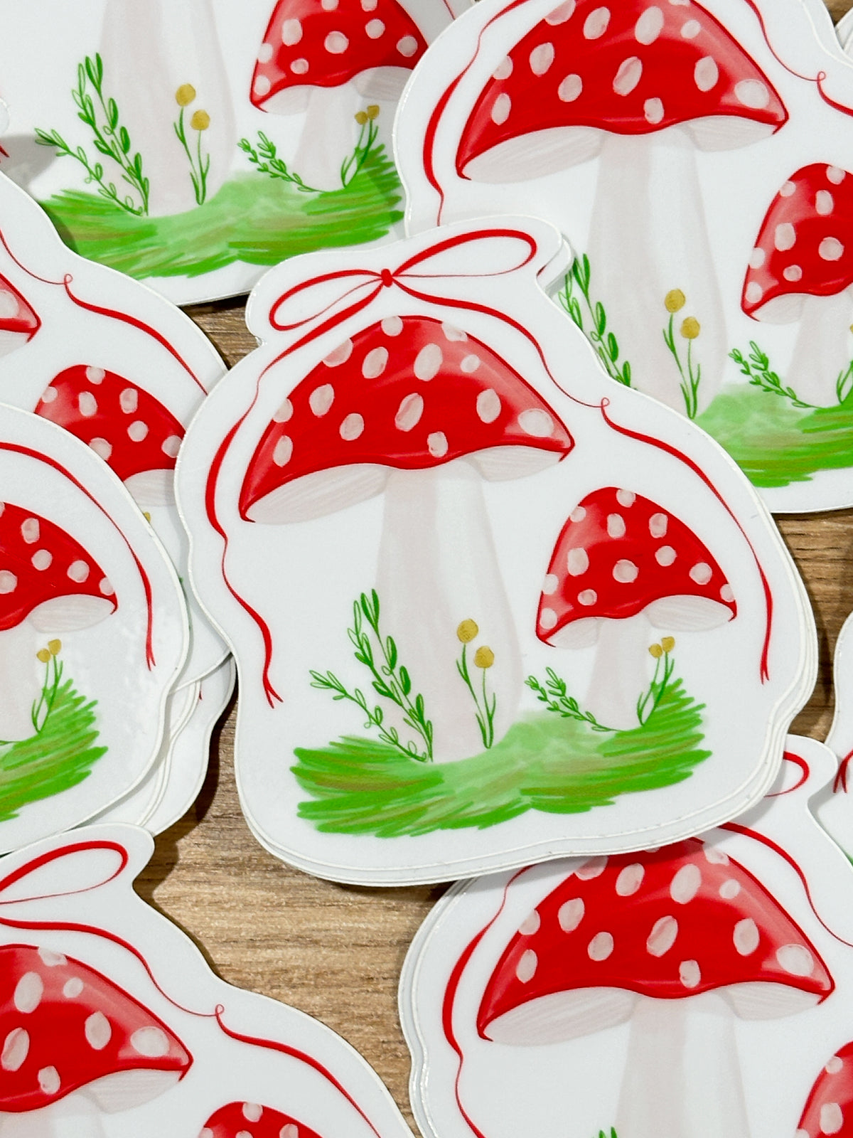 Mushroom Bow Sticker