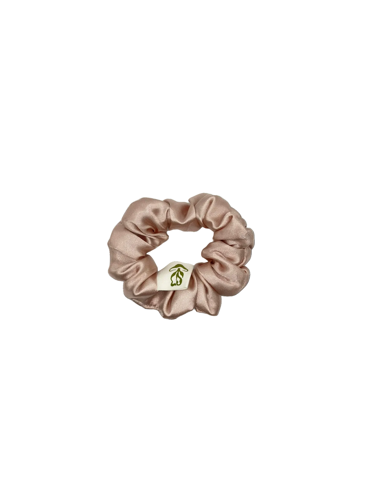 Rose Dust Satin Scrunchie