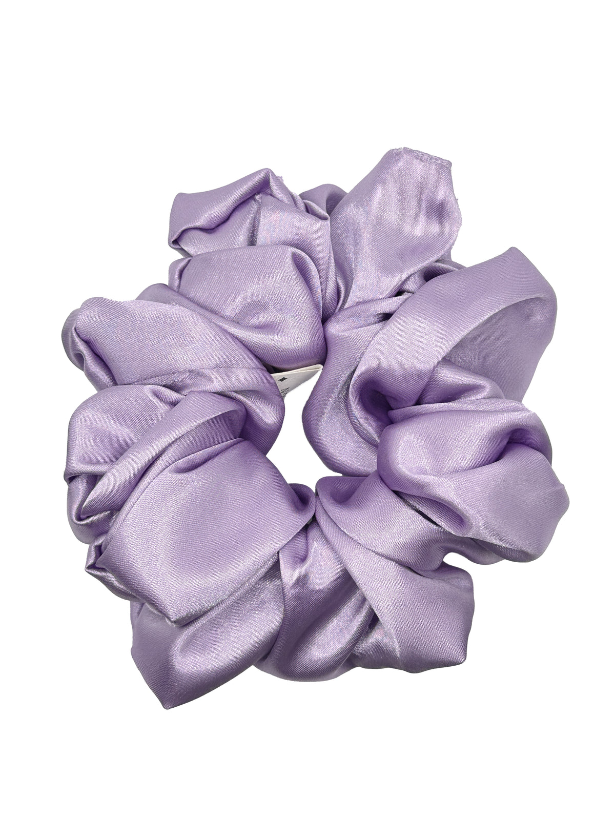Lavender Satin Scrunchie
