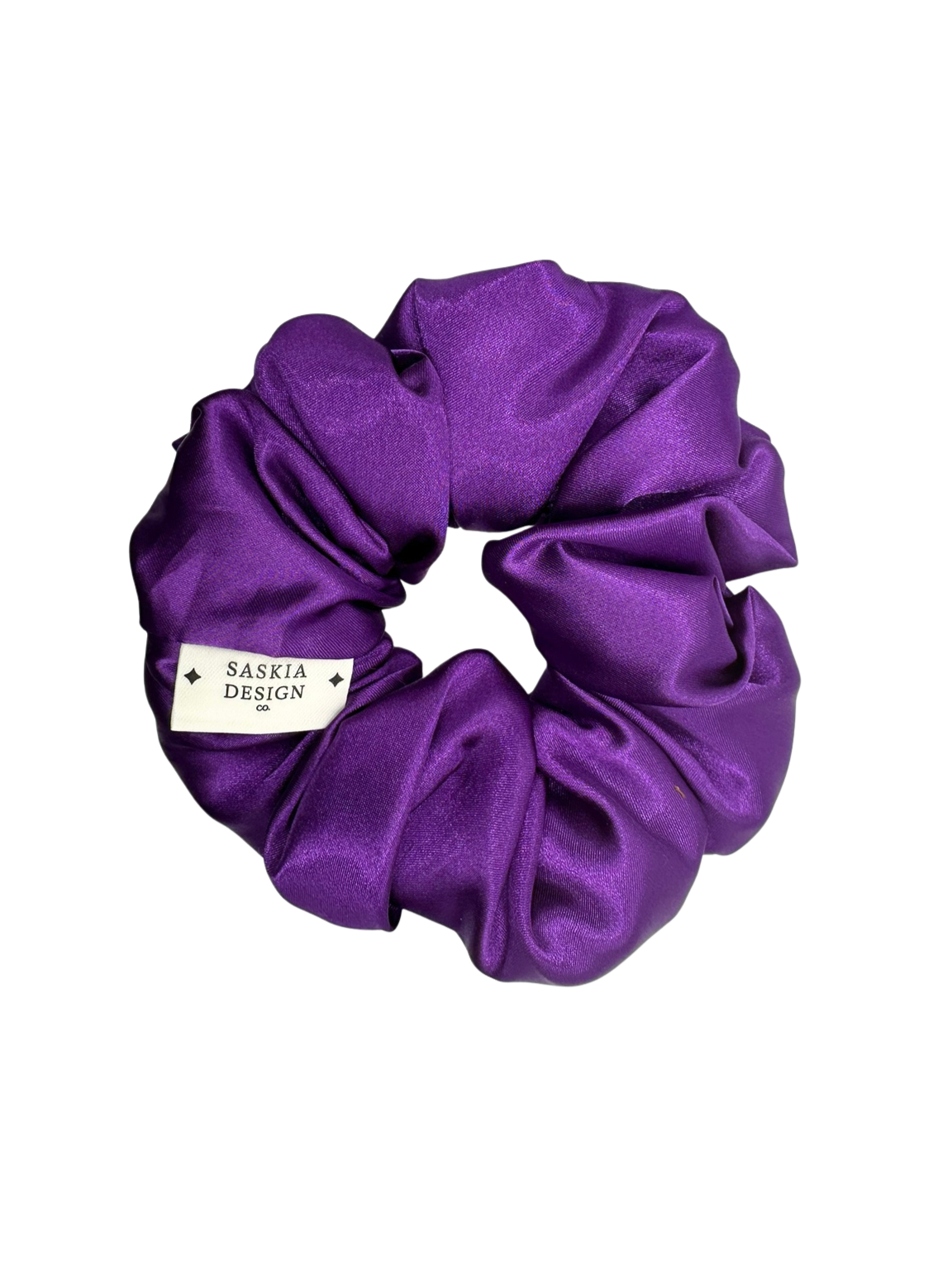 Amethyst Satin Scrunchie