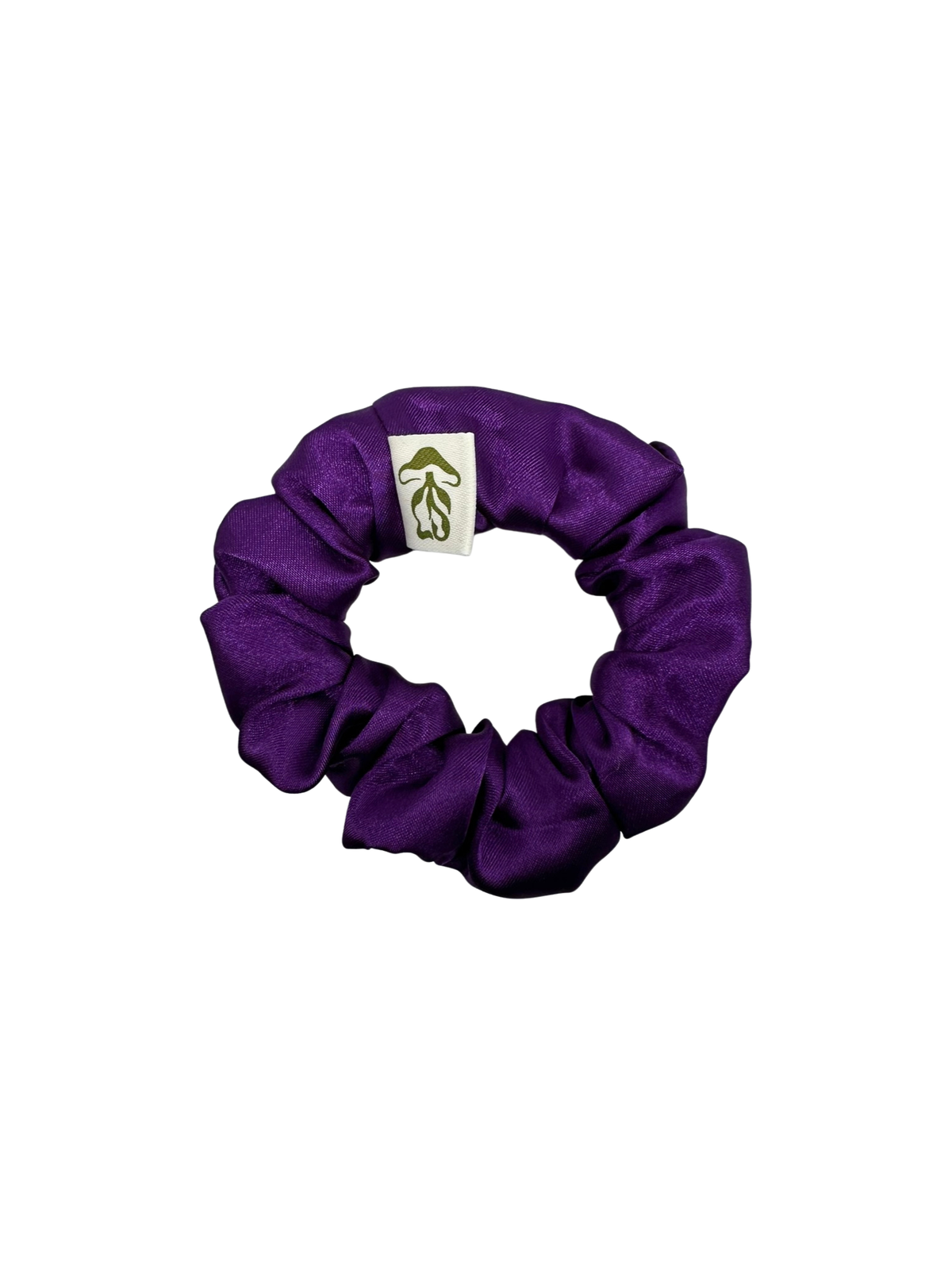 Amethyst Satin Scrunchie