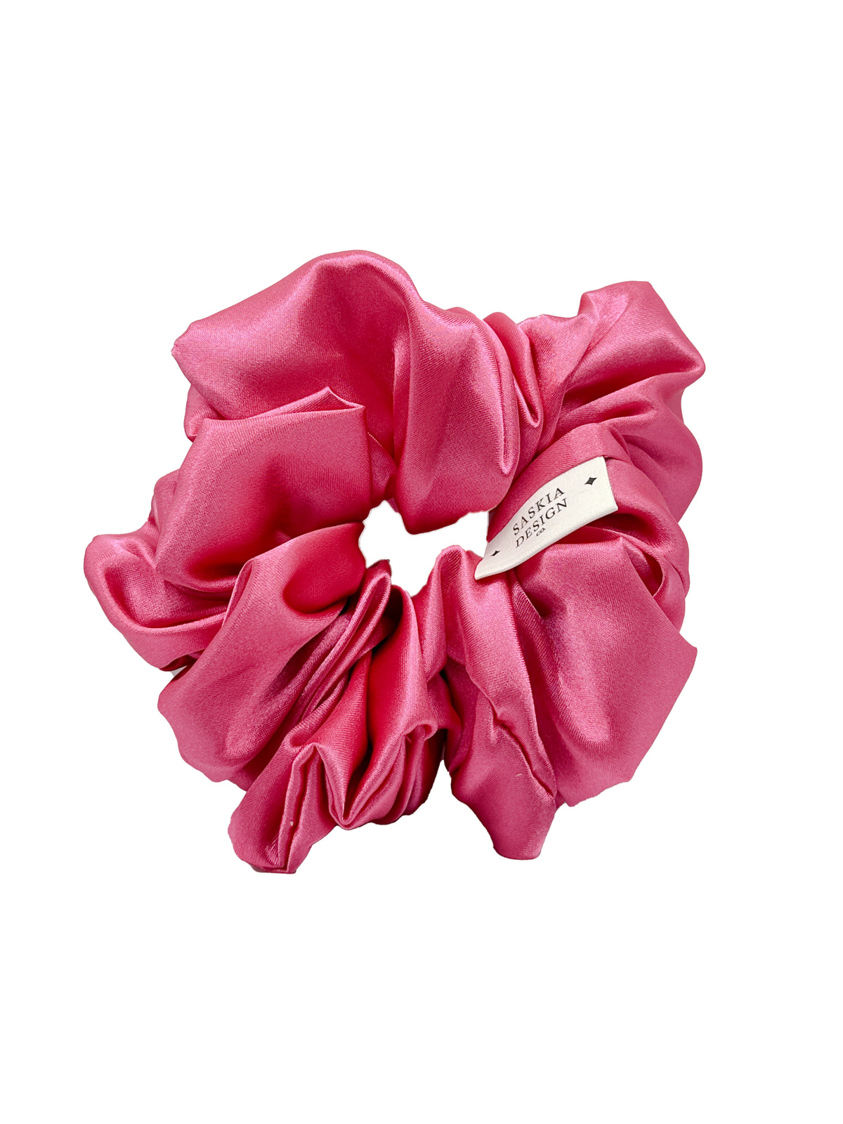 Bubblegum Satin Scrunchie
