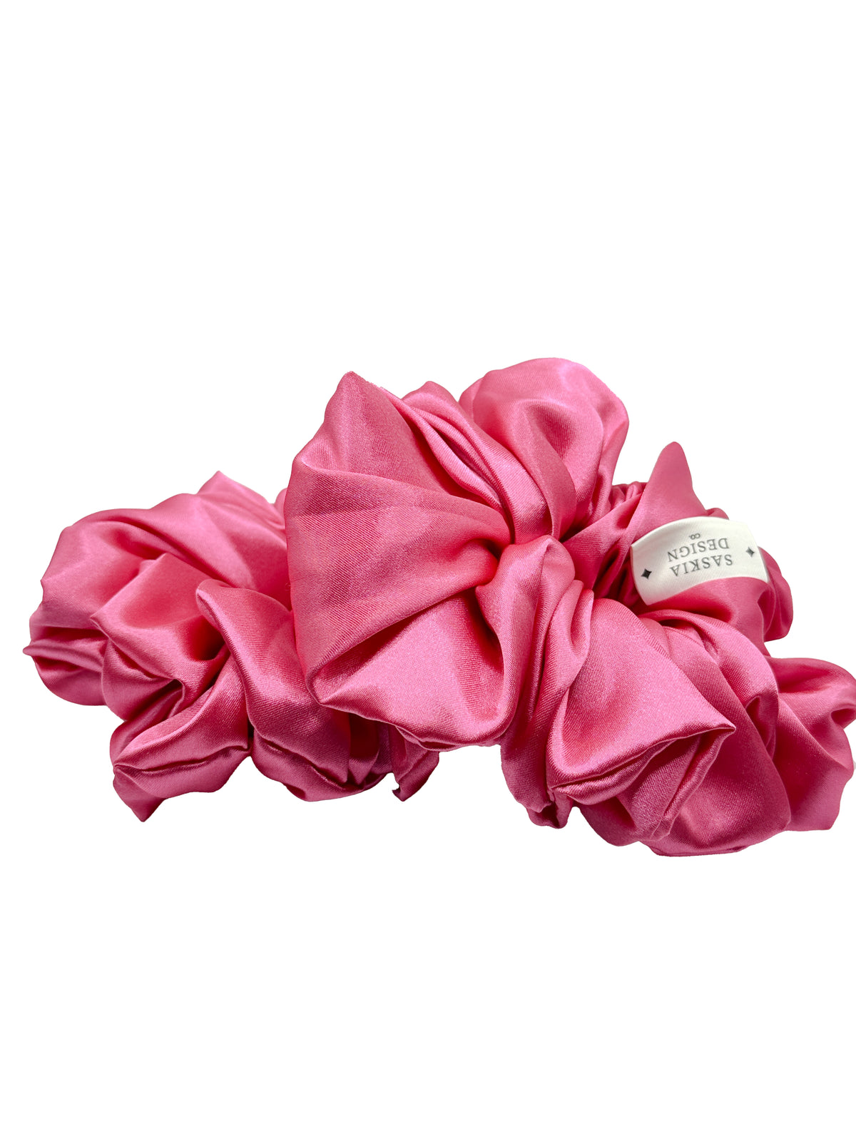 Bubblegum Satin Scrunchie