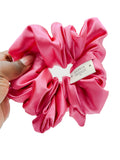 Bubblegum Satin Scrunchie
