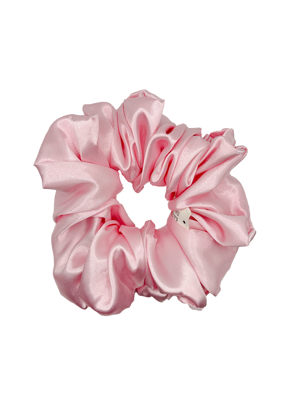 Powder Puff Satin Scrunchie